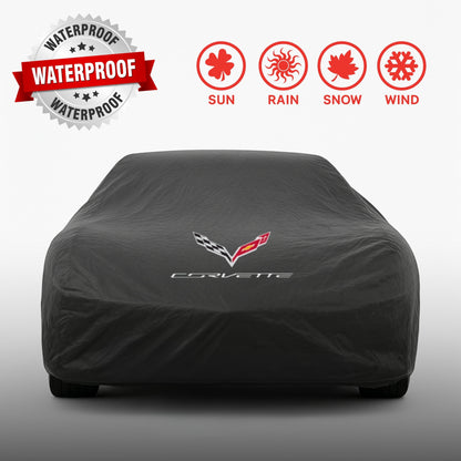 Corvette Autoabdeckung – Wasserdicht & Maßgeschneidert für alle Modelle