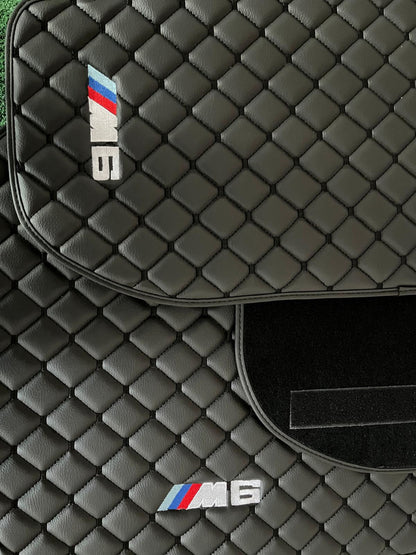BMW M6 Leder Fußmatten Maßgeschneidert