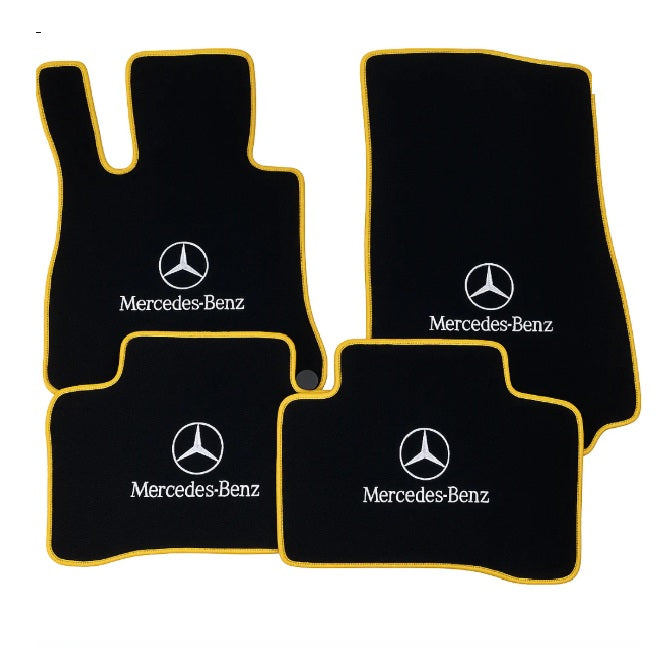 Für alle Mercedes Benz Teppich Auto Fußmatten maßgefertigt für alle Mercedes Benz Modelle, Teppich Innenraumschutz