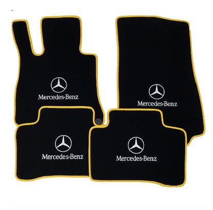 Für alle Mercedes Benz Teppich Auto Fußmatten maßgefertigt für alle Mercedes Benz Modelle, Teppich Innenraumschutz