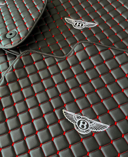 Bentley Leder Fußmatten Set Maßgeschneidert für alle Modelle
