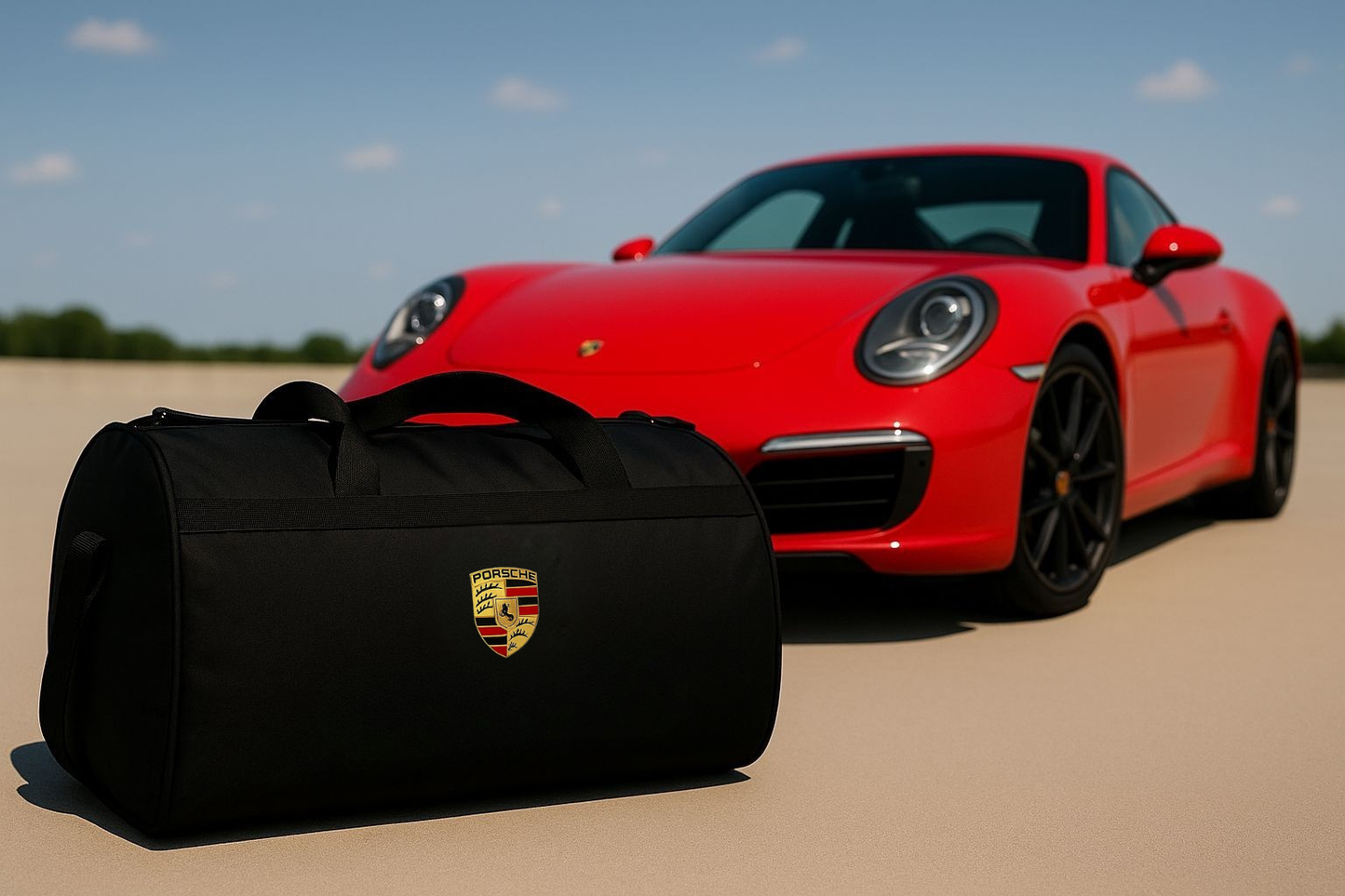 Porsche Kofferraum Organizer 30x50 cm Auto Tasche für Ordnung & Reisen