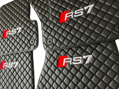 Audi RS7 Leder Fußmatten