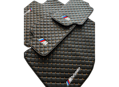 BMW Leder Fußmatten für alle Modelle Maßgeschneidert M2 M3 M4 M5 M8