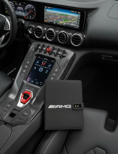 M. Benz AMG Tagebuch Notizbuch Personalisierbaren Initialen
