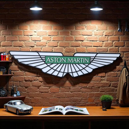 Aston Martin Wand Dekoration Garage Decor