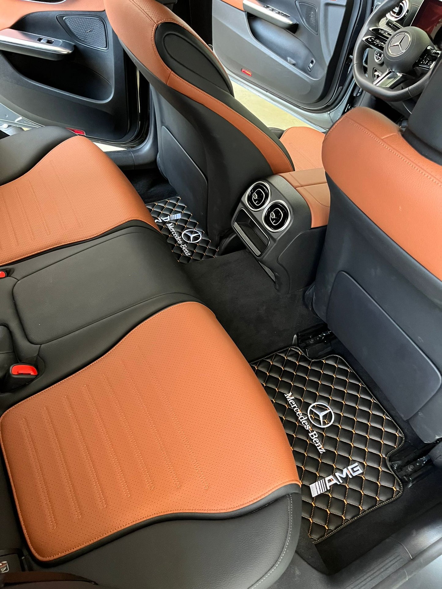 Mercedes Benz Leder Fußmatten Maßgeschneidert für alle Modelle