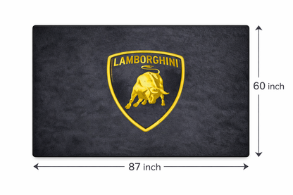 Lamborghini Garagenteppich 150x220 cm Für Garage Büro Zuhause
