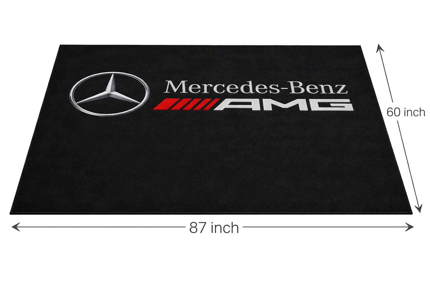 Mercedes Benz AMG Garagenteppich 150x220 cm Für Garage Büro Zuhause