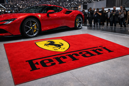 Ferrari Garagenteppich 150x220 cm Für Garage Büro Zuhause