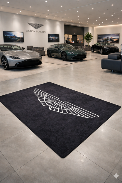 Aston Martin Garagenteppich 150x220 cm Für Garage Büro Zuhause