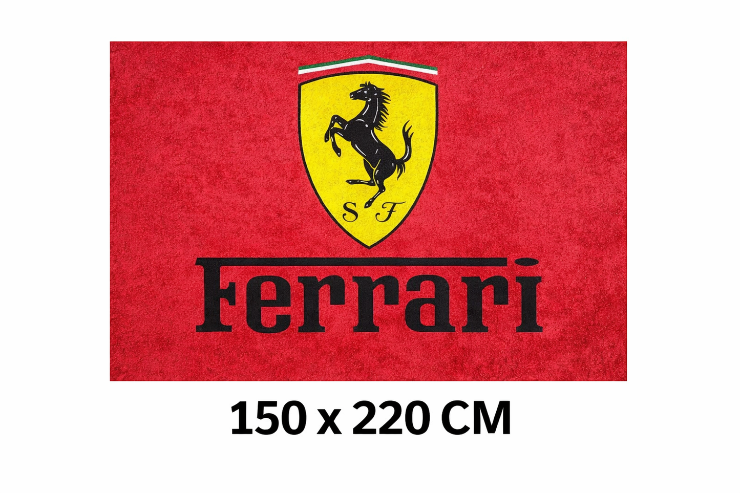 Ferrari Garagenteppich 150x220 cm Für Garage Büro Zuhause