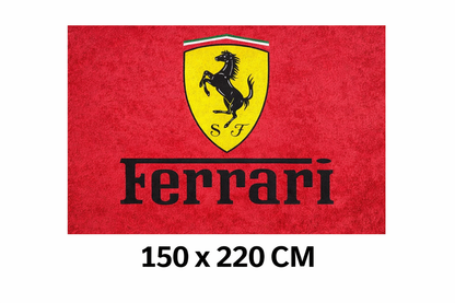 Ferrari Garagenteppich 150x220 cm Für Garage Büro Zuhause