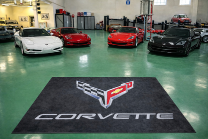Corvette Luxury Teppich 150 × 220 CM Wohn, Garagen & Display Teppich