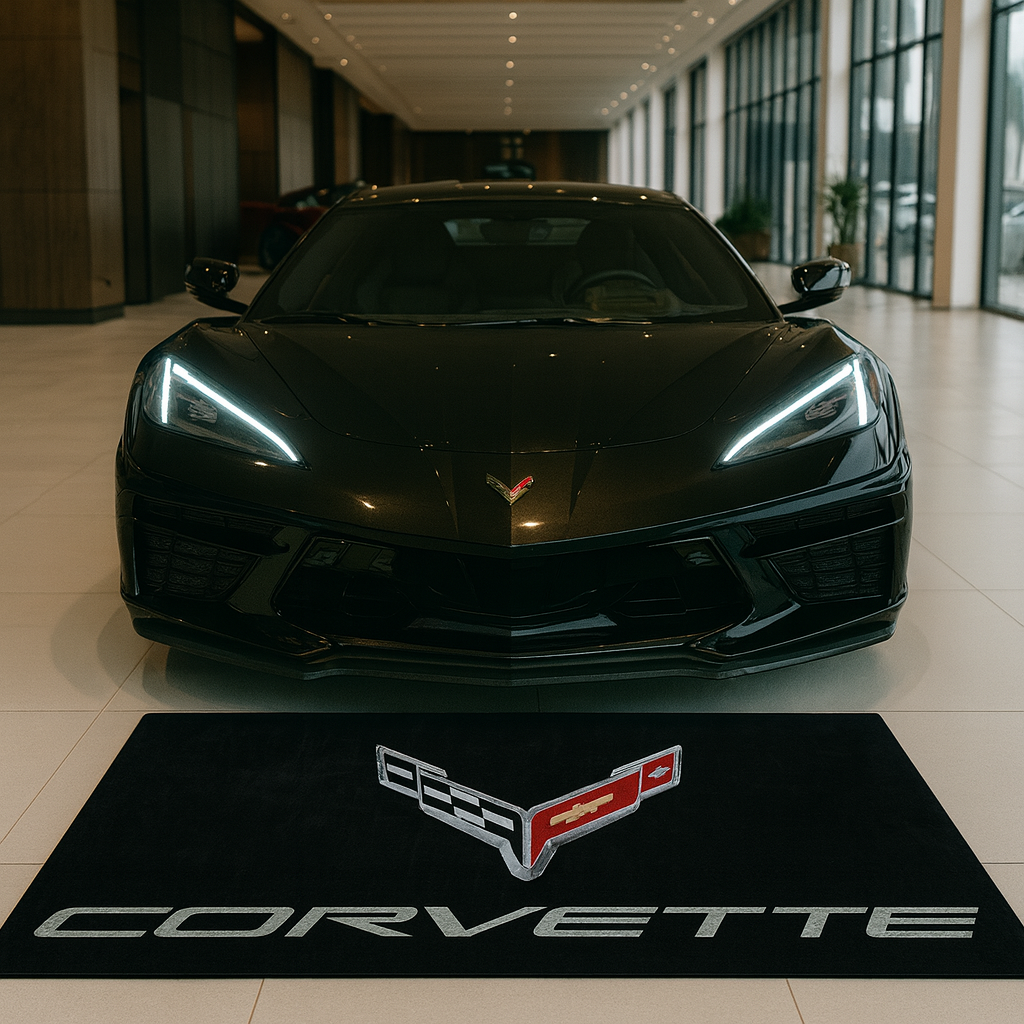 Corvette Luxury Teppich 150 × 220 CM Wohn, Garagen & Display Teppich