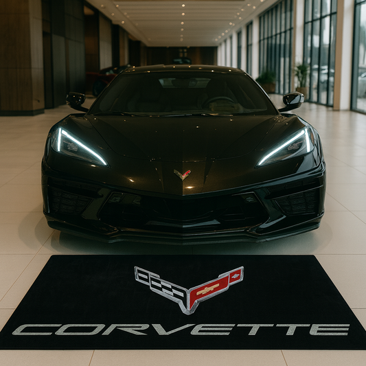 Corvette Luxury Teppich 150 × 220 CM Wohn, Garagen & Display Teppich