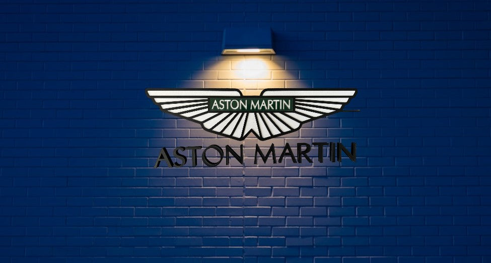 Aston Martin Wand Dekoration Garage Decor