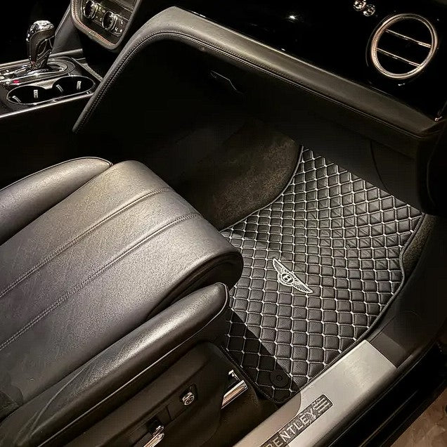 Bentley Leder Fußmatten Set Maßgeschneidert für alle Modelle