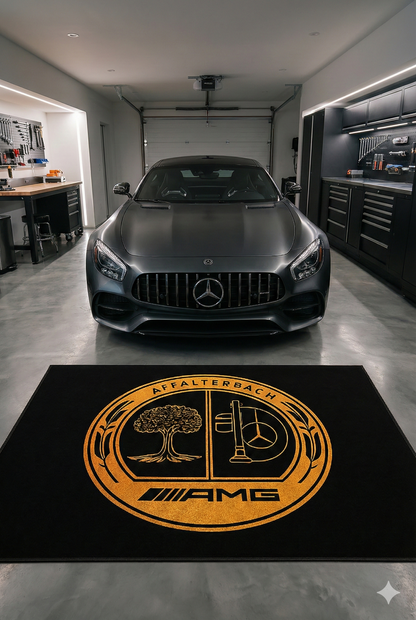 Mercedes Benz AMG Garagenteppich 150x220 cm Für Garage Büro Zuhause