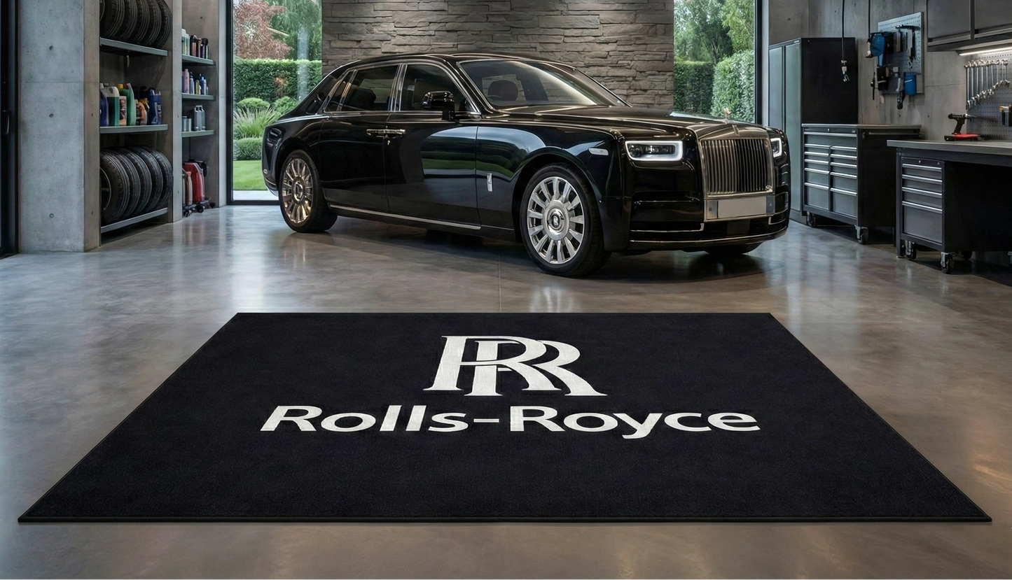 Rolls Royce Garagenteppich 150x220 cm Für Garage Büro Zuhause