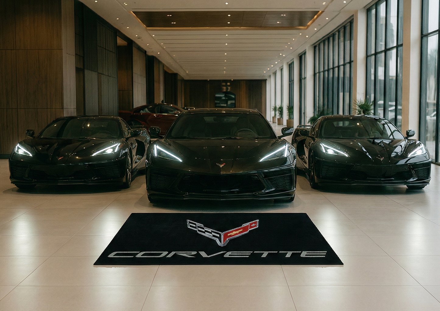Corvette Garagenteppich 150x220 cm Für Garage Büro Zuhause