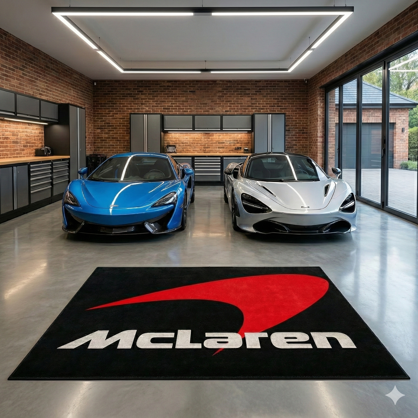 McLaren Garagenteppich 150x220 cm Für Garage Büro Zuhause