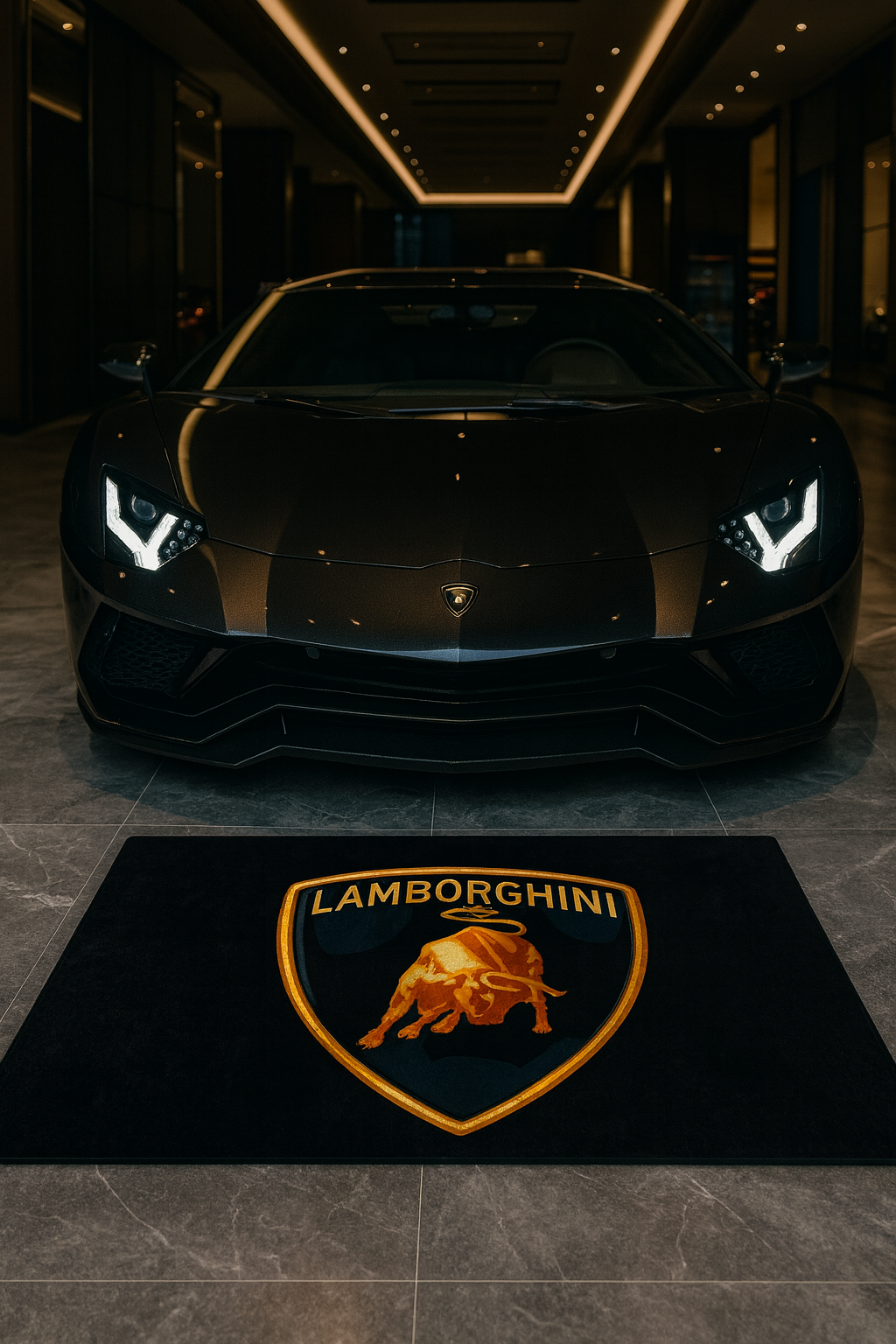 Lamborghini Garagenteppich 150x220 cm Für Garage Büro Zuhause