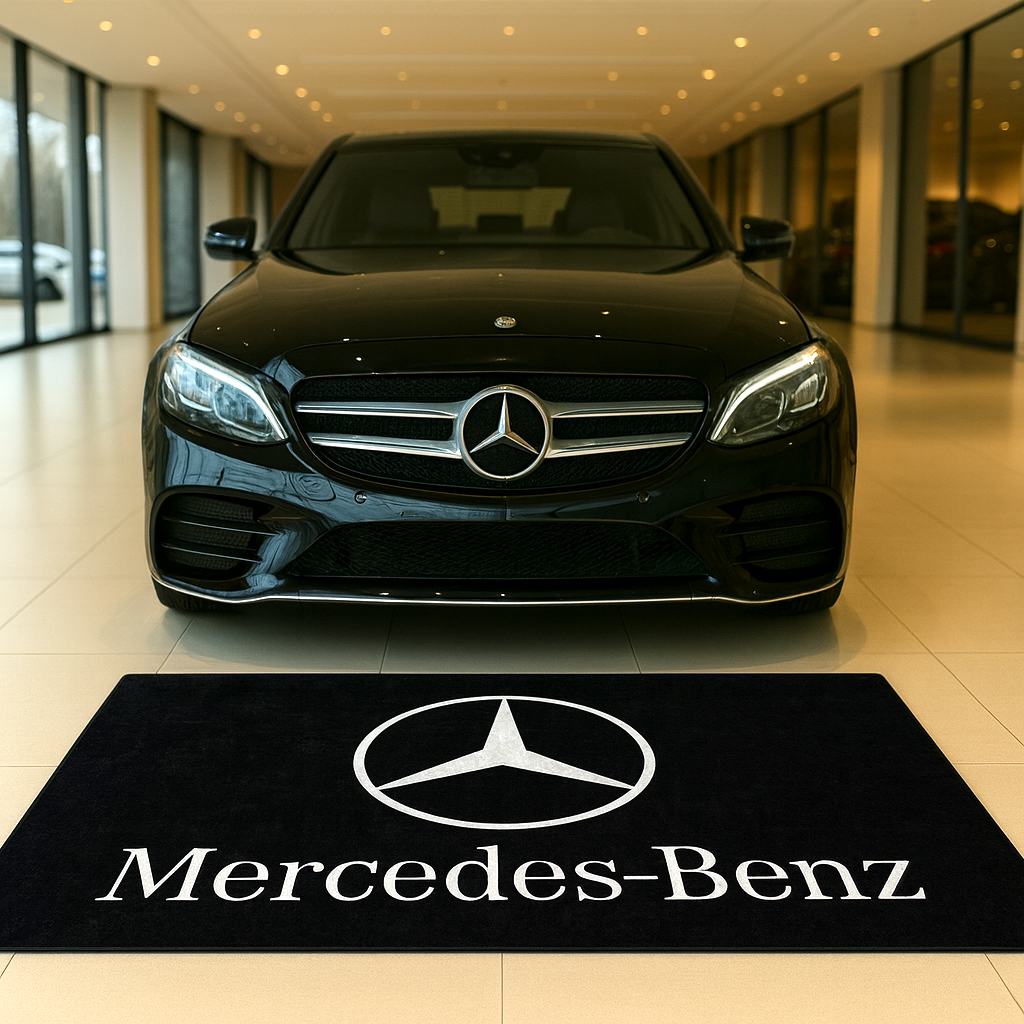 Mercedes Benz AMG Garagenteppich 150x220 cm Für Garage Büro Zuhause