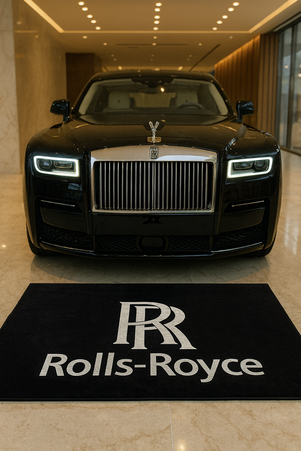 Rolls Royce Garagenteppich 150x220 cm Für Garage Büro Zuhause