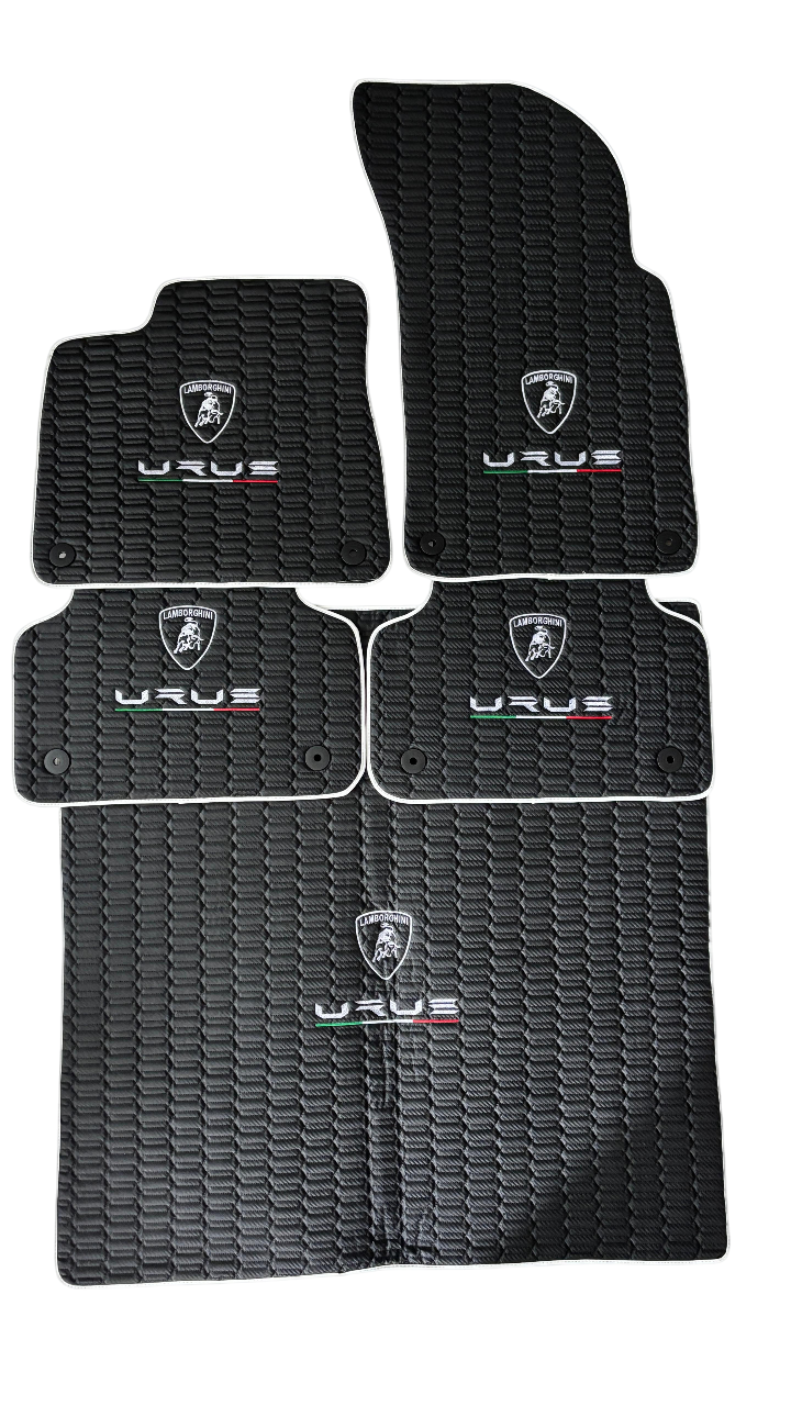 Lamborghini Urus Fußmatten Set Leder Kissen Kofferraummatte