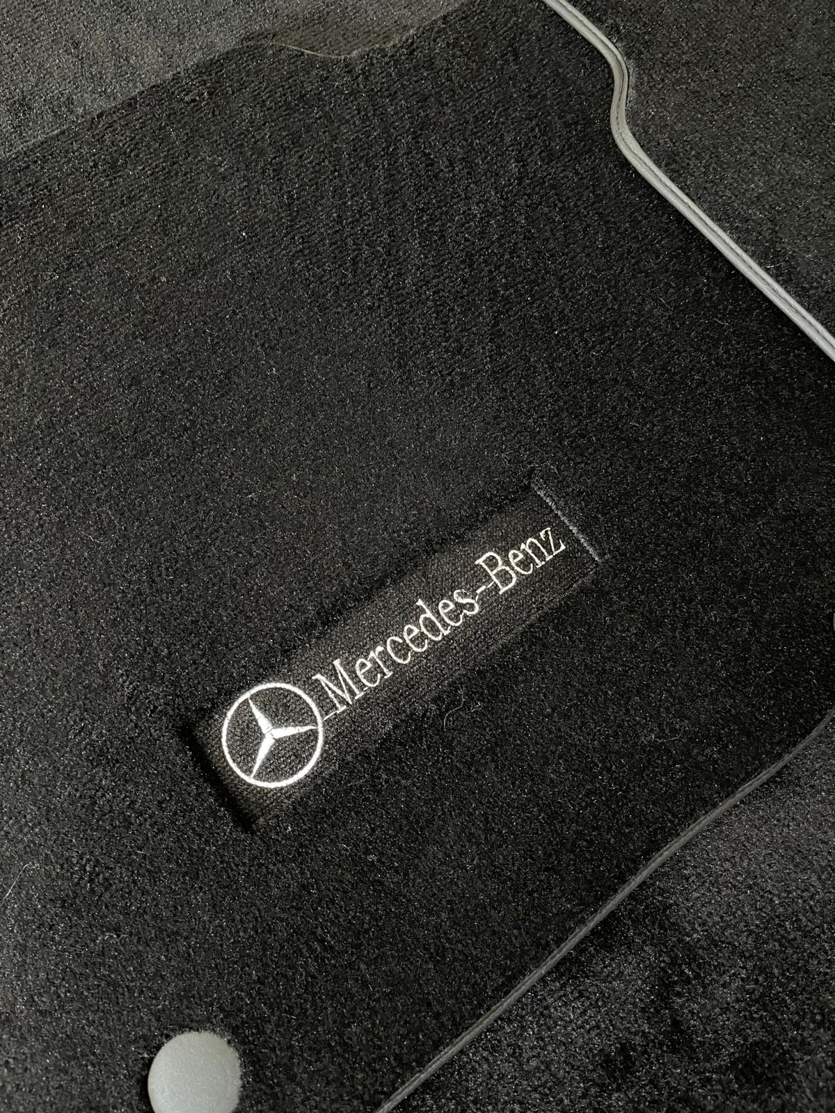 Für alle Mercedes Benz Teppich Auto Fußmatten maßgefertigt für alle Mercedes Benz Modelle, Teppich Innenraumschutz