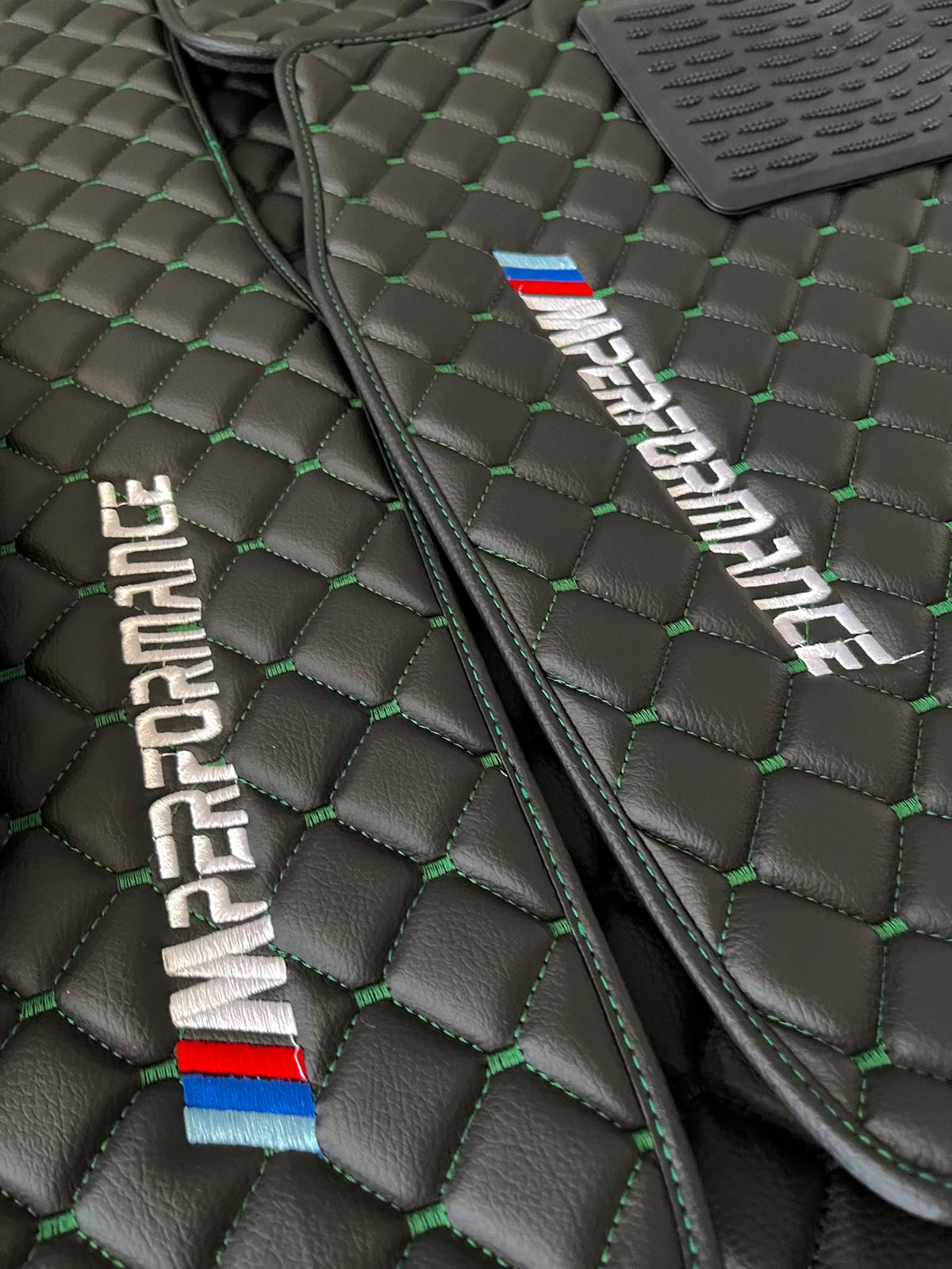 For BMW M2 Leder Fußmatten Maßgeschneidert