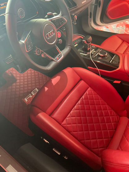 Audi R8 Leder Fußmatten