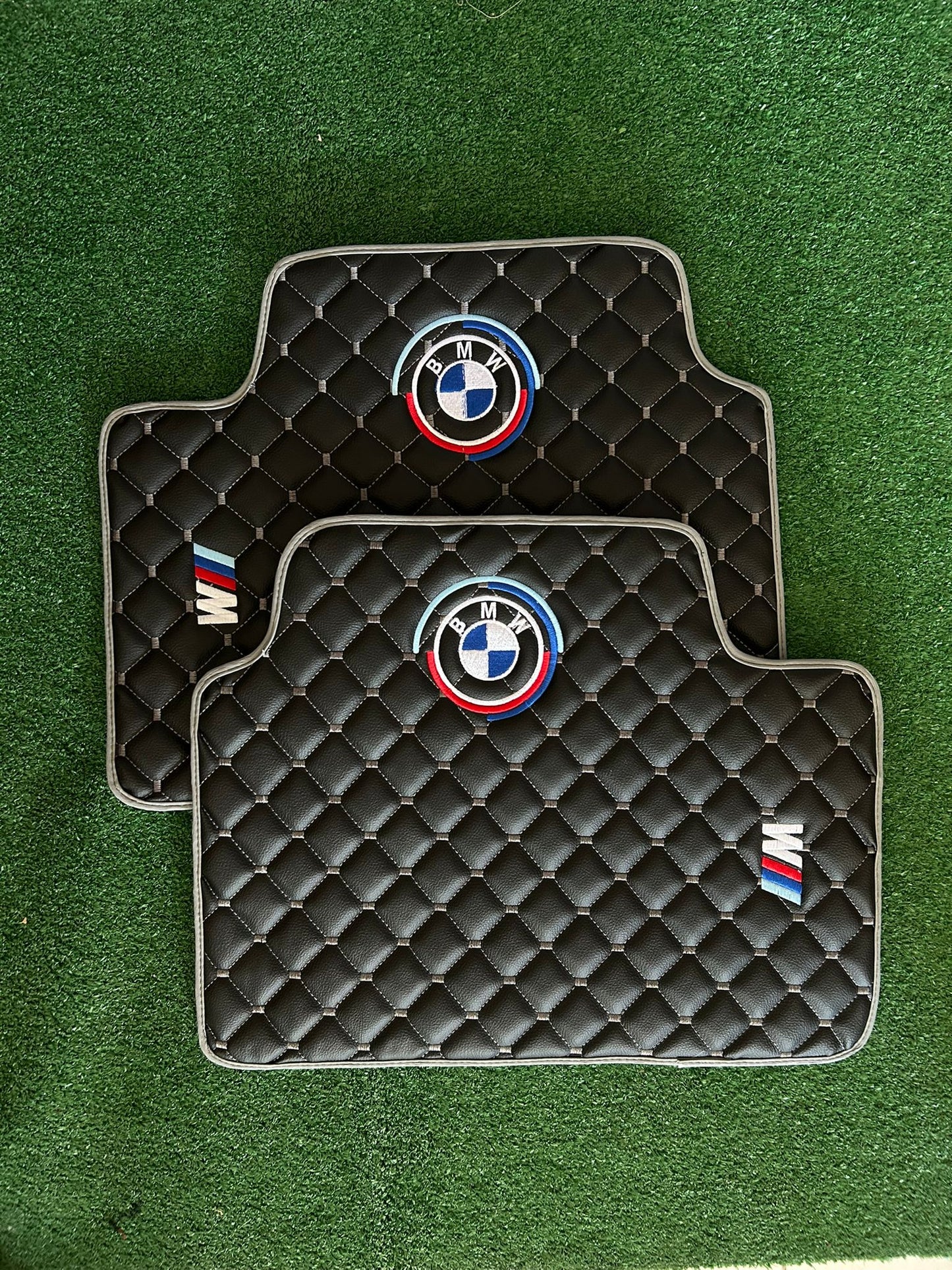 For BMW M3 Leder Fußmatten Maßgeschneidert