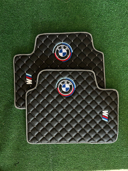For BMW M2 Leder Fußmatten Maßgeschneidert