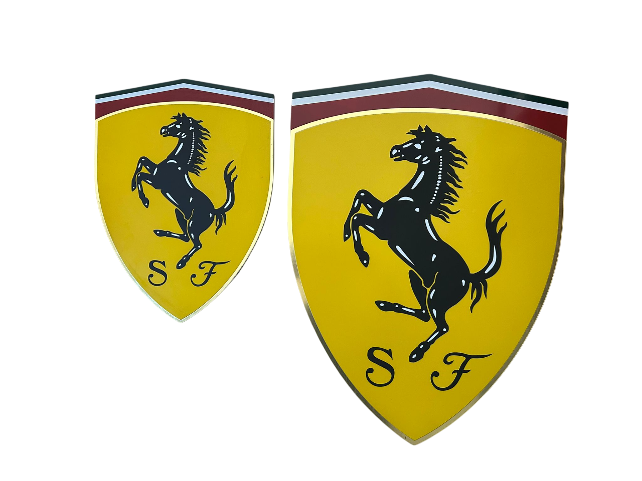 Ferrari Wandschild für die Garage Deko Wandkunst