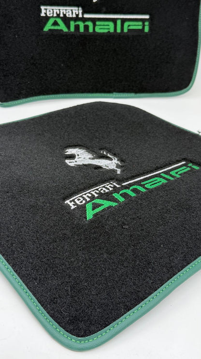 Ferrari Amalfi Fußmatten Maßgeschneidert Ferrari Velour Teppich