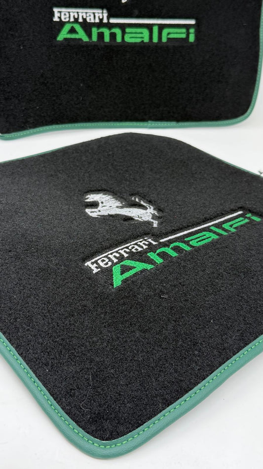 Ferrari Amalfi Fußmatten Maßgeschneidert Ferrari Velour Teppich