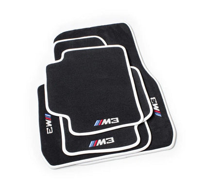 BMW M Serie Fußmatten Maßgeschneidert für alle Modelle M2 M3 M4 M5 M6 M8