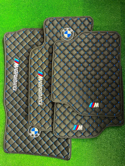 For BMW M2 Leder Fußmatten Maßgeschneidert