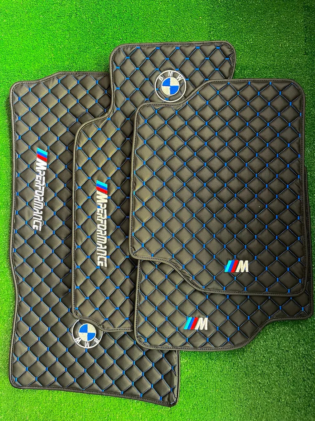 For BMW M5 Leder Fußmatten Maßgeschneidert