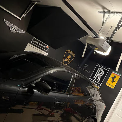 Corvette Logo Wandschild für die Garage Deko Wandkunst