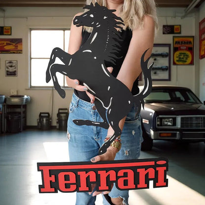 Ferrari Wandschild Deko Wandkunst