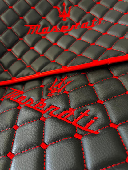 Maserati Leder Fußmatten Maßgeschneidert für alle Modelle