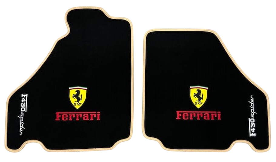 Ferrari F430 Fußmatten Maßgeschneidert Velour Teppich