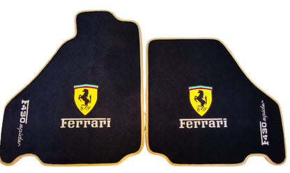 Ferrari F430 Fußmatten Maßgeschneidert Velour Teppich
