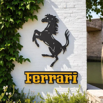 Ferrari Wandschild Deko Wandkunst