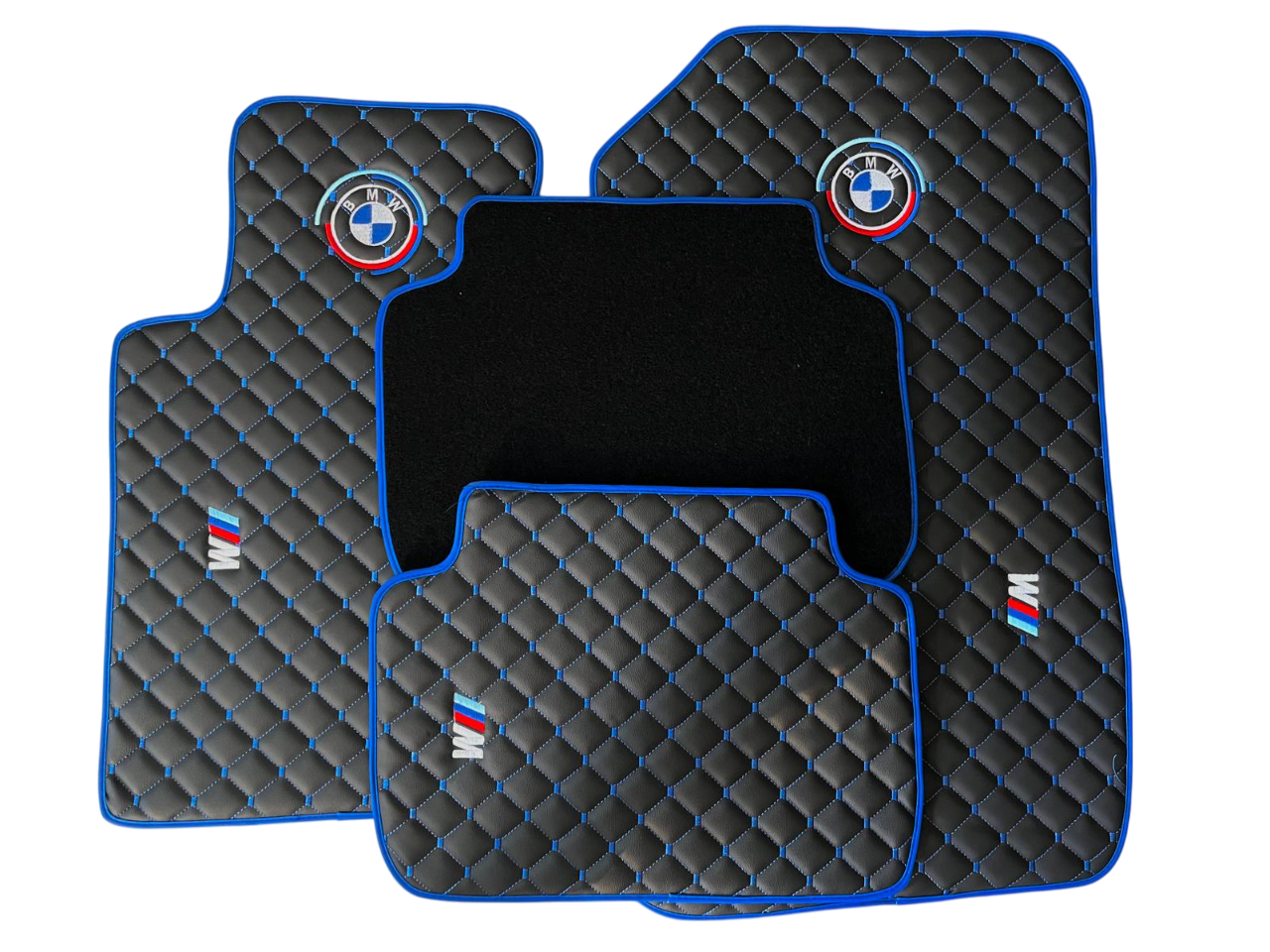 For BMW M3 Leder Fußmatten Maßgeschneidert