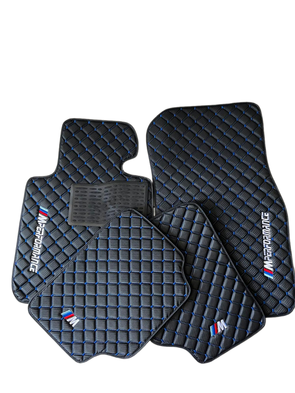 For BMW M4 Leder Fußmatten Maßgeschneidert