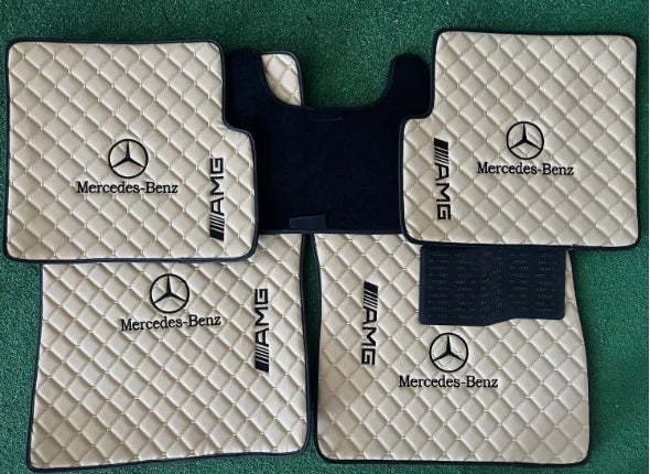 Mercedes Benz Leder Fußmatten Maßgeschneidert für alle Modelle